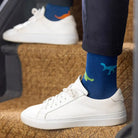 Swole Panda Dinosaur Bamboo Socks – Prehistoric Style Meets Eco Comfort, UK ( 7-11 )