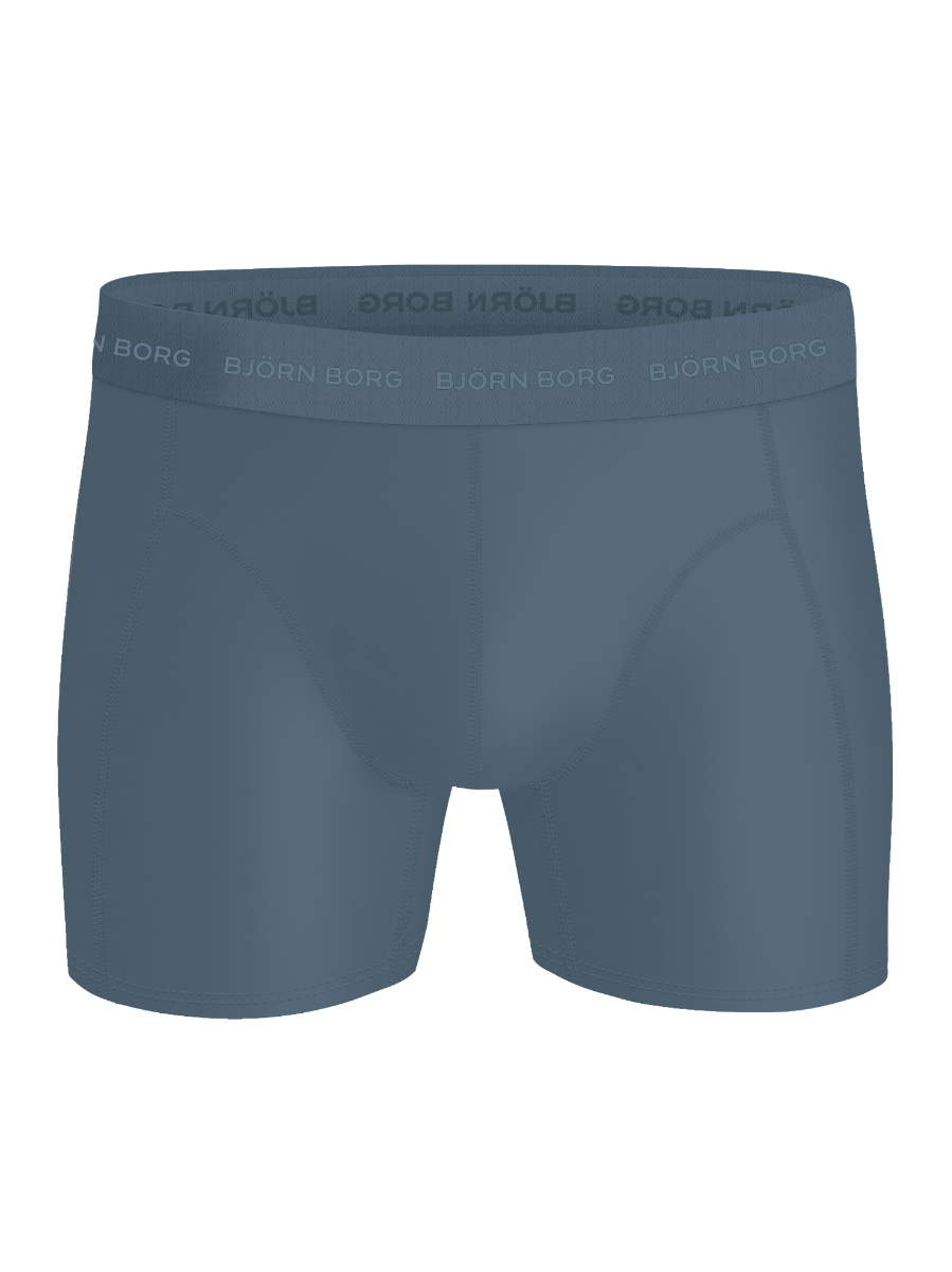 Björn Borg Men's Microfiber Boxer 3-Pack – White, Blue, Grey