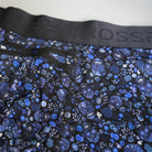 IKON Men’s 6" Boxers – Skulls & Hearts Blue| Crossfly Everyday Series