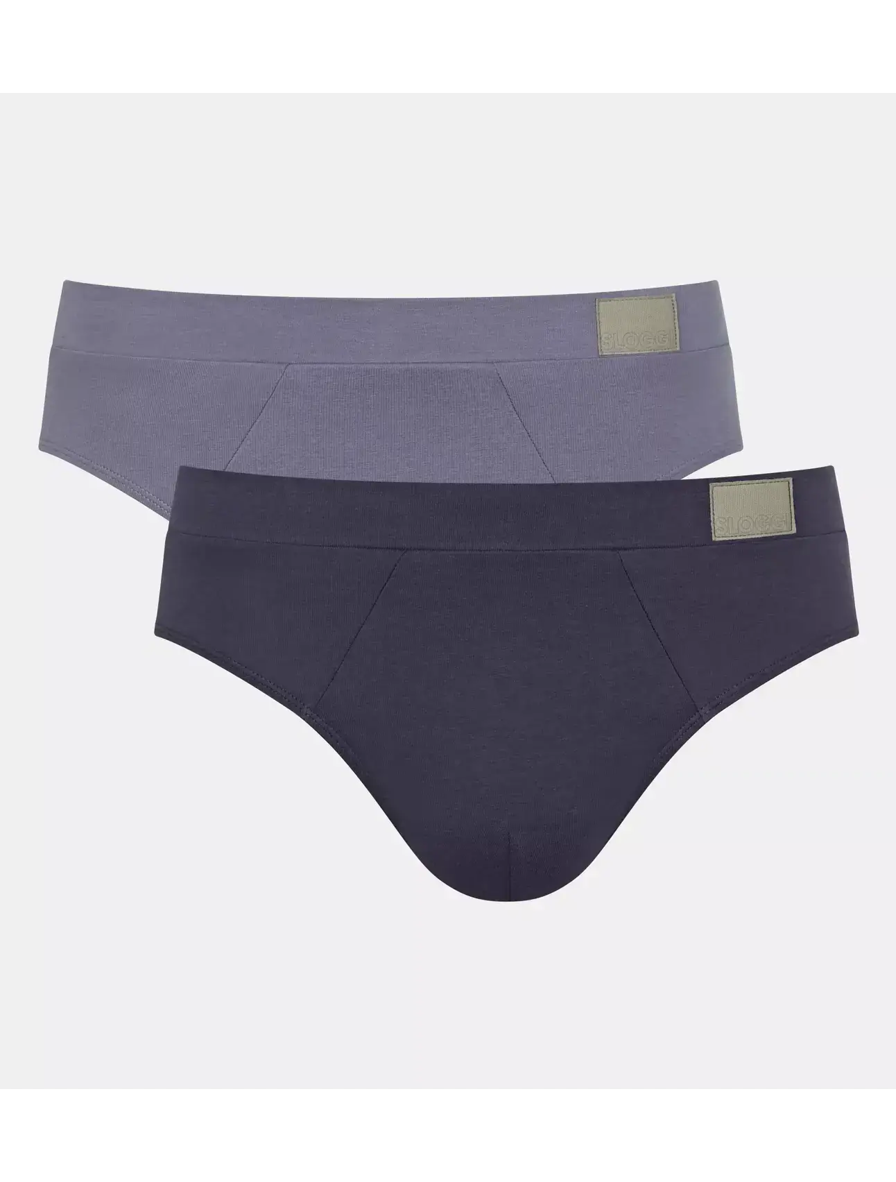 Sloggi Men's 2 Pack Go Natural Midi Briefs - Multi 2