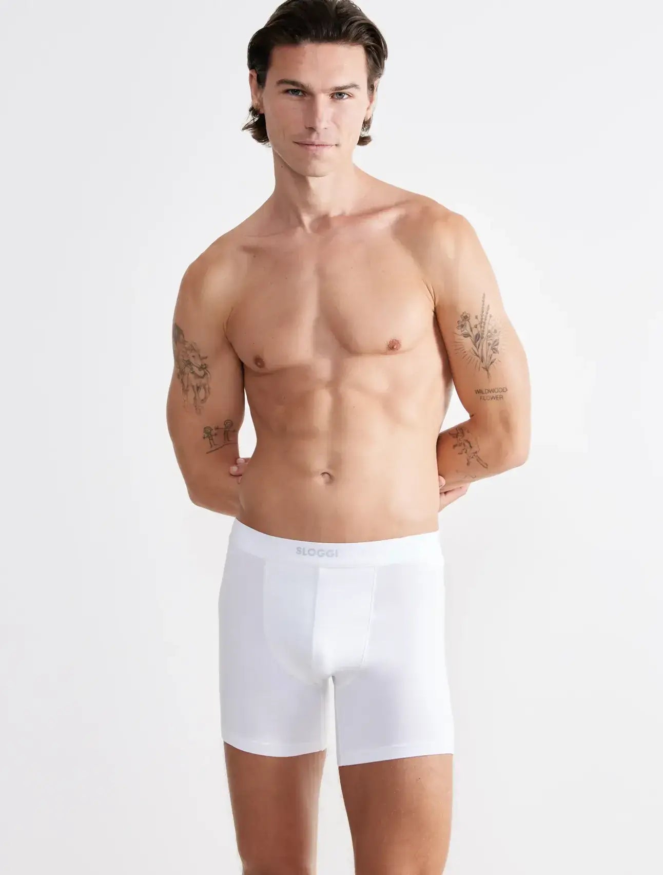 Sloggi Men's EVER Ease 2 Pack Boxer Briefs - Shorts, White