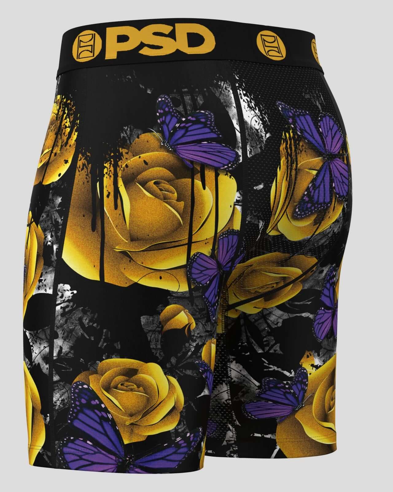 PSD 7" Boxer Briefs - Breathable MicroMesh Pouch, Golden Flight