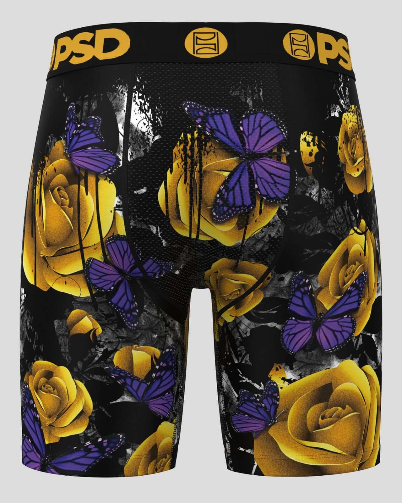 PSD 7" Boxer Briefs - Breathable MicroMesh Pouch, Golden Flight