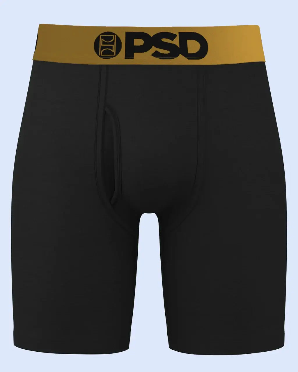 PSD Luxe Modal 7" Boxer Briefs – Black Gold, Breathable Stretch Comfort