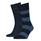 Tommy Hilfiger Men's 2 Pack Rugby Socks