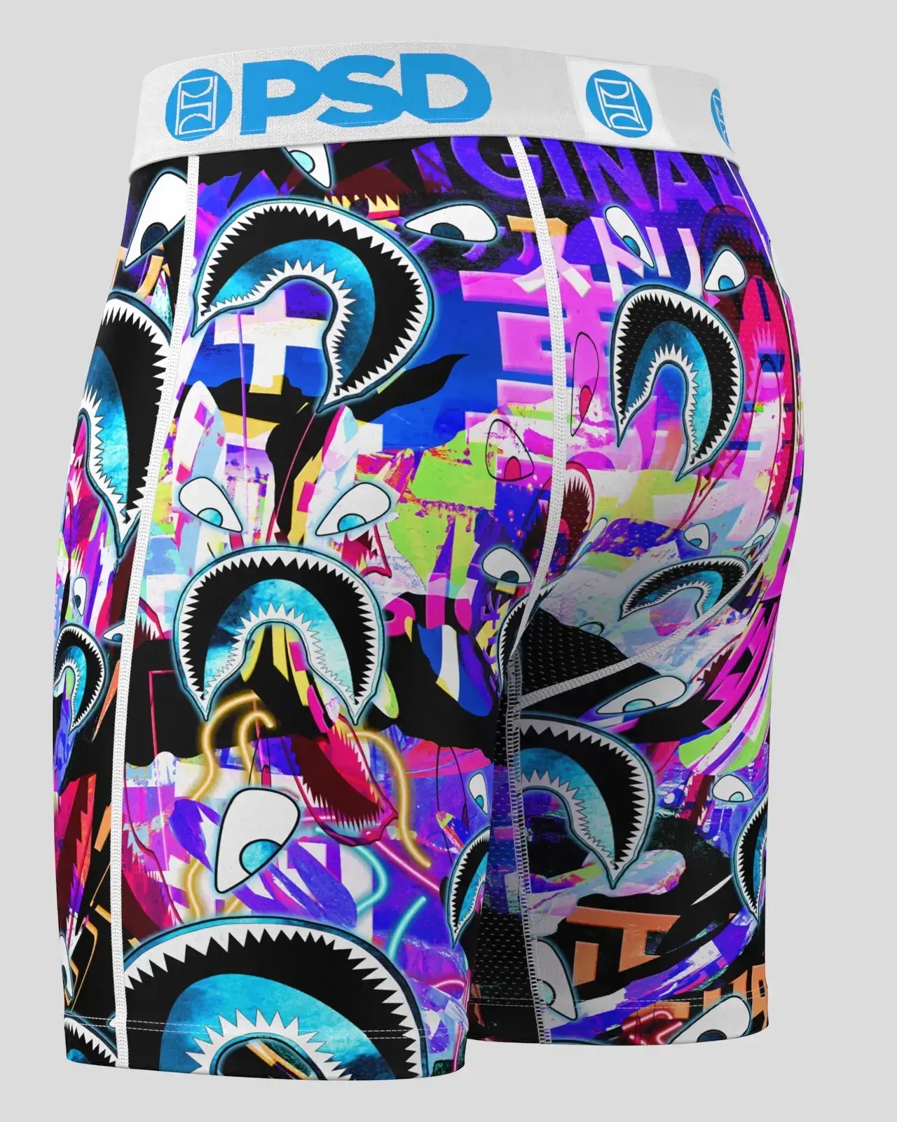 PSD Men's 7" Boxer Briefs - WF Shark Glitch