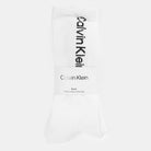 Calvin Klein Men's 3 Pack Logo Crew Socks - White - Pack