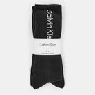 Calvin Klein Men's 3 Pack Logo Crew Socks - Black - Pack