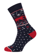 Polar Bear Wool Socks | Norwegian Style Nordic Winter Socks, Pack of 1