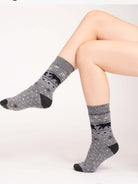 Polar Bear Wool Socks | Norwegian Style Nordic Winter Socks, Pack of 1