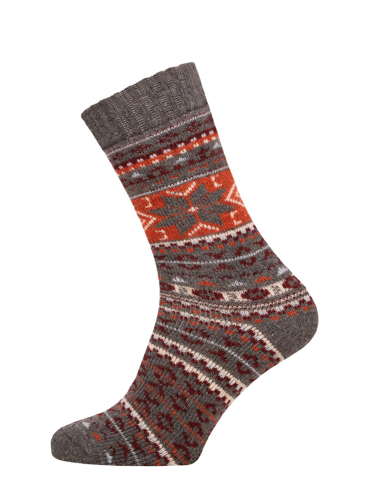 Nordic Design Wool Socks – Thick Norwegian Style Winter Socks | 1 Pair