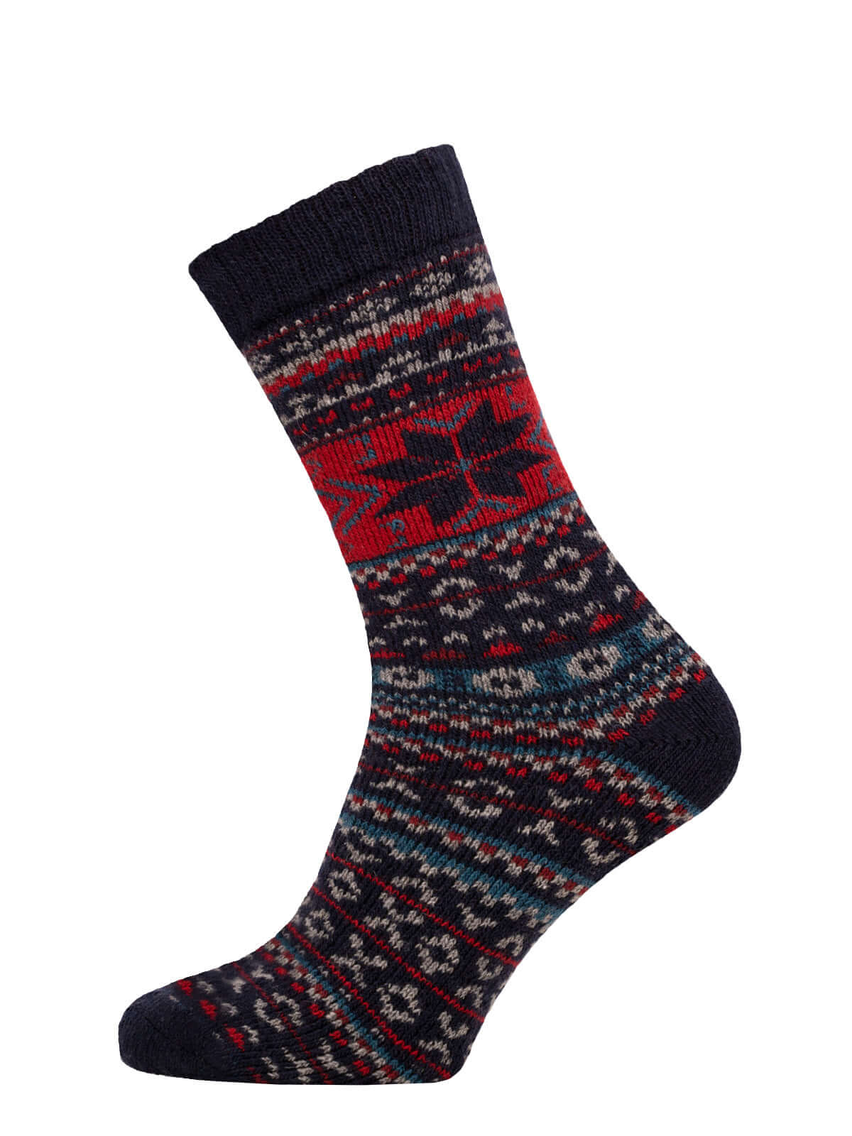 Nordic Design Wool Socks – Thick Norwegian Style Winter Socks | 1 Pair