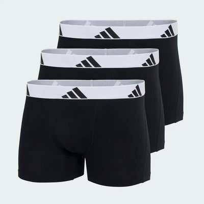 Adidas Men’s 3-Pack Active Flex Cotton Trunks – Sports Performance Underwear
