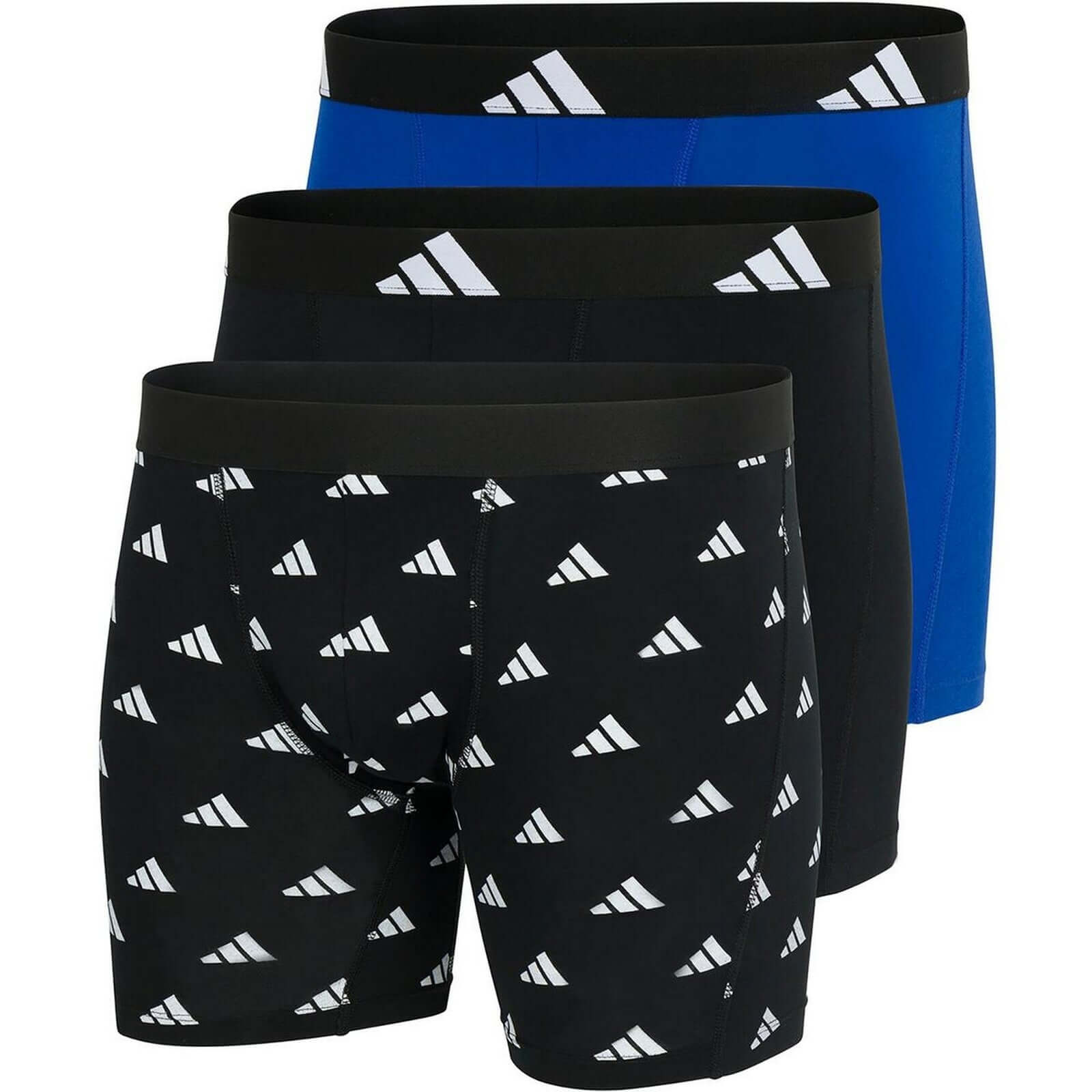 Adidas Men's 3-Pack Active Flex Cotton Boxer Briefs – All-Day