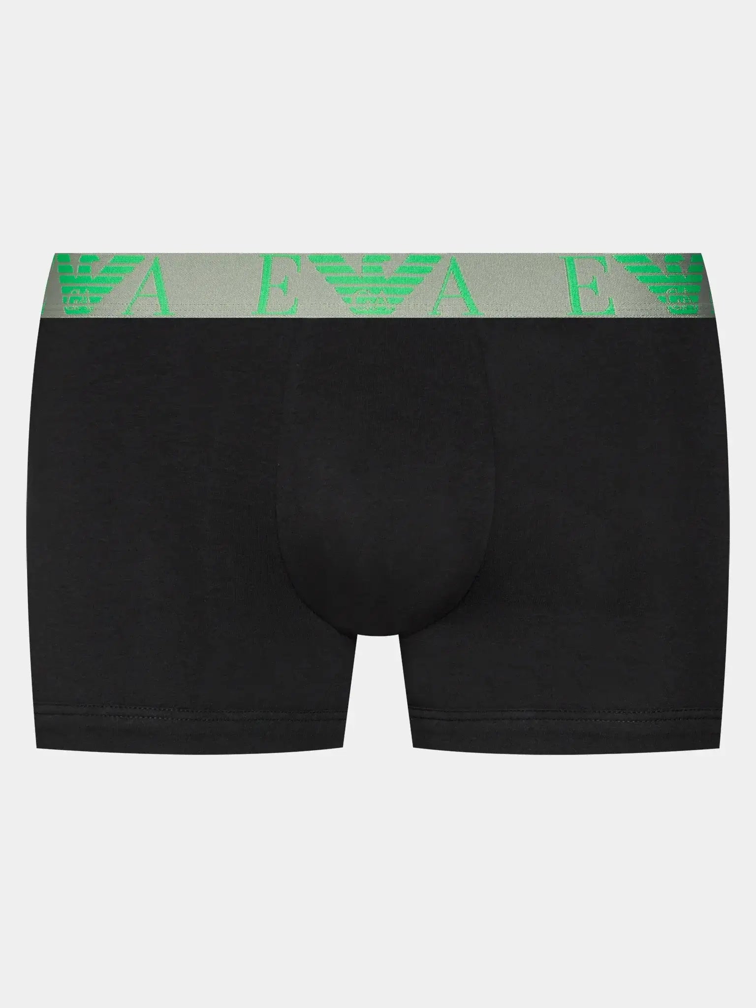Emporio Armani 3 Pack Trunks Bold Monogram logo waistband - Black Multi