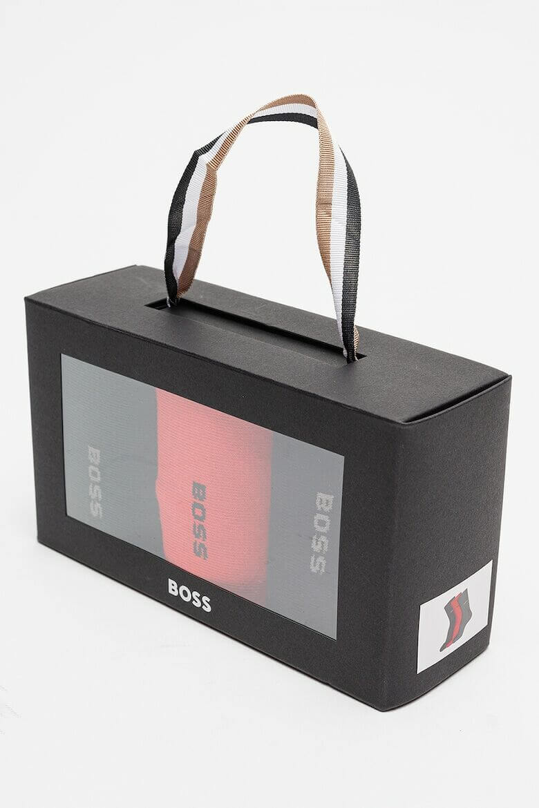 Boss 3-Pack Socks Gift Set, Black/Red/Green - UK ( 6-11 )