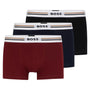 Boss Revive 3 Pack Soft-Touch Stretch Trunks - Red/Blue/Black