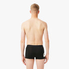 Lacoste Men's 3-Pack Stretch Cotton Trunks - Black Print Underwear