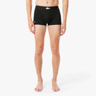 Lacoste Men's 3-Pack Stretch Cotton Trunks - Black Print Underwear