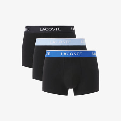 Lacoste Men’s 3 Pack Cotton Stretch Trunks | Premium Branded Underwear