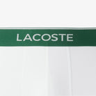 Lacoste Men’s Trunks Black, Grey, White – Stretch Cotton Logo Waistband Underwear