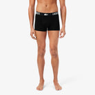 Lacoste 5H2393 black men's trunks front product view