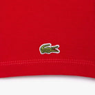 Lacoste 3 Pack Iconic Trunks With Tricolor Waistband - Navy Blue/ Grey Chine/ Red