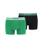 Puma Placed Logo Men's Boxer Underwear 2 Pack - Green