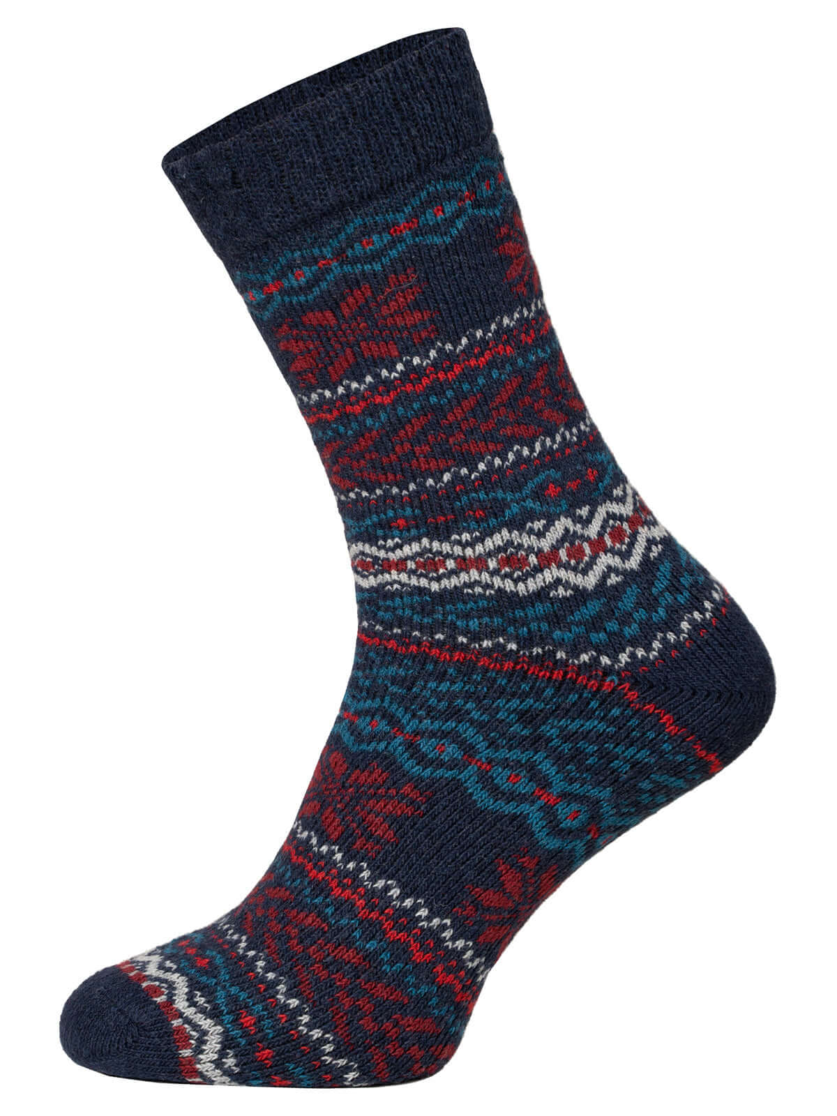 Nordic Design Wool Socks – Thick Norwegian Style Winter Socks | 1 Pair