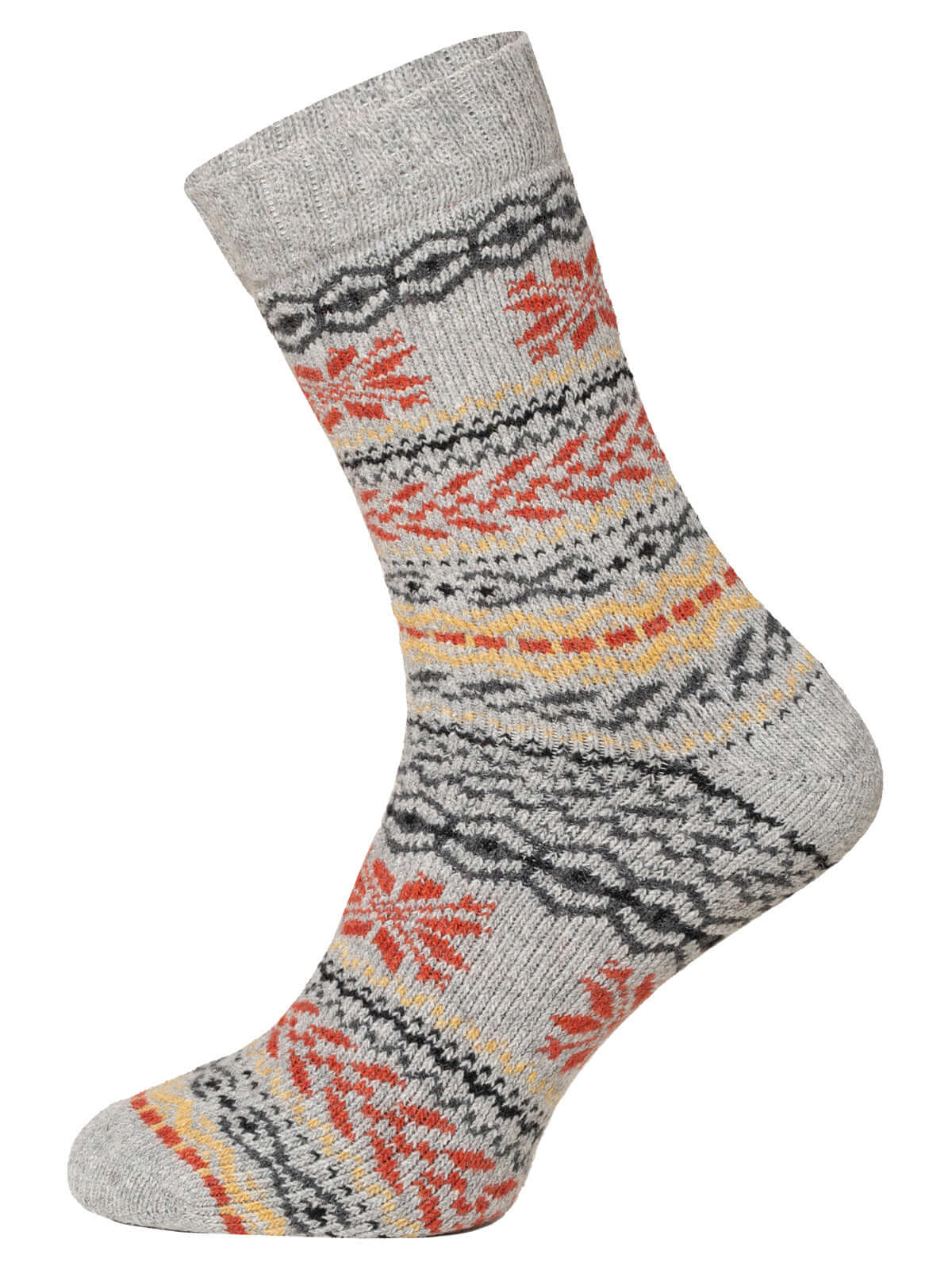 Nordic Design Wool Socks – Thick Norwegian Style Winter Socks | 1 Pair