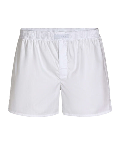 FALKE Men’s Pure Cotton Woven Boxer – Classic Herringbone Weave