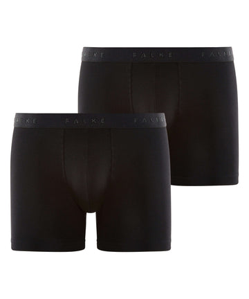 FALKE Men’s Daily Comfort Boxer Briefs 2 Pack – Soft Cotton Jersey