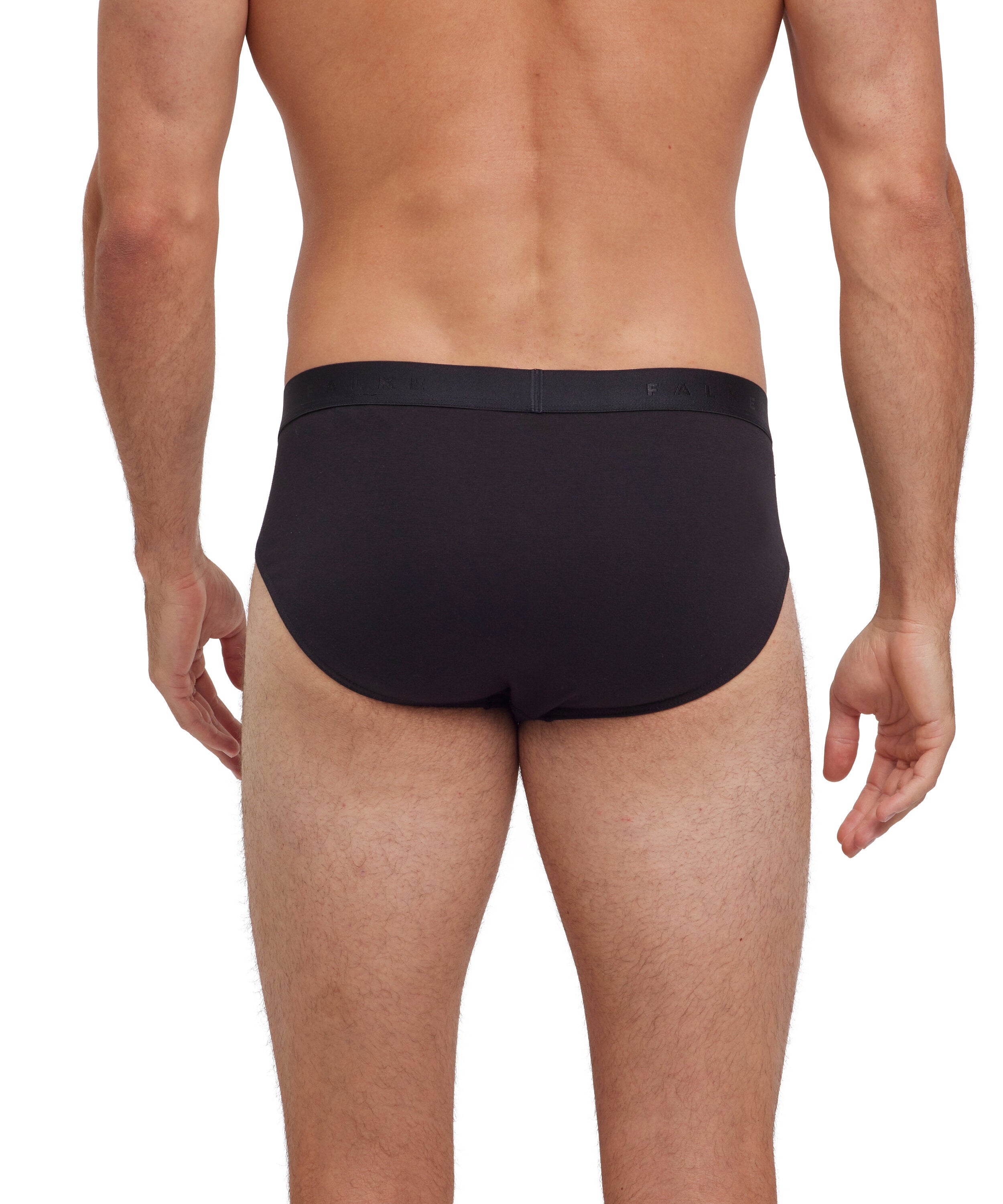 FALKE Daily Comfort 2-Pack Men's Briefs Black - rearview
