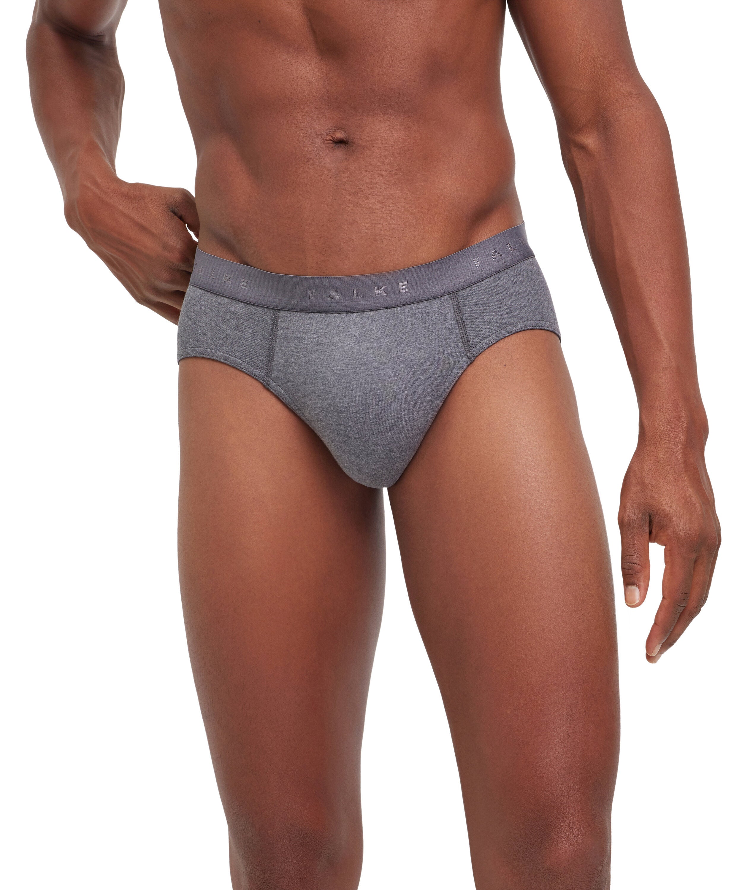 FALKE Daily Comfort 2-Pack Men's Briefs Dark Grey Heather - detail