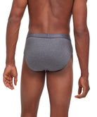FALKE Daily Comfort 2-Pack Men's Briefs Dark Grey Heather - rearview