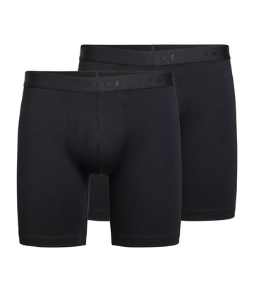 FALKE Men’s Long Leg Boxer Briefs 2-Pack – Daily Comfort