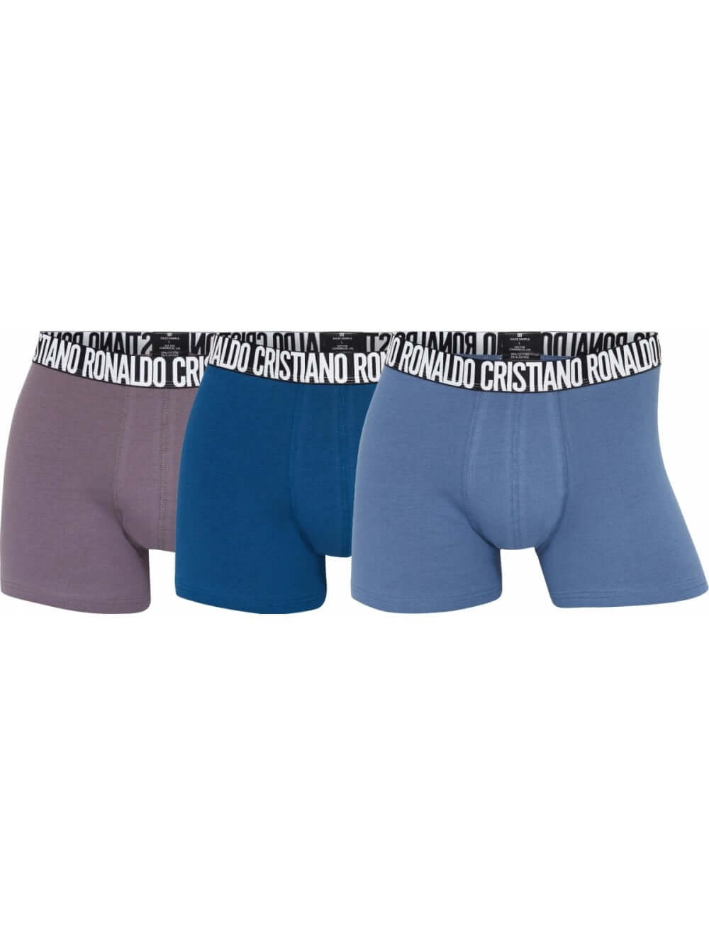 CR7 3-Pack Men's Organic Cotton Trunks – Multicolour