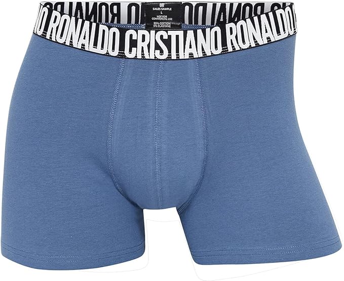 CR7 3-Pack Men's Organic Cotton Trunks – Multicolour