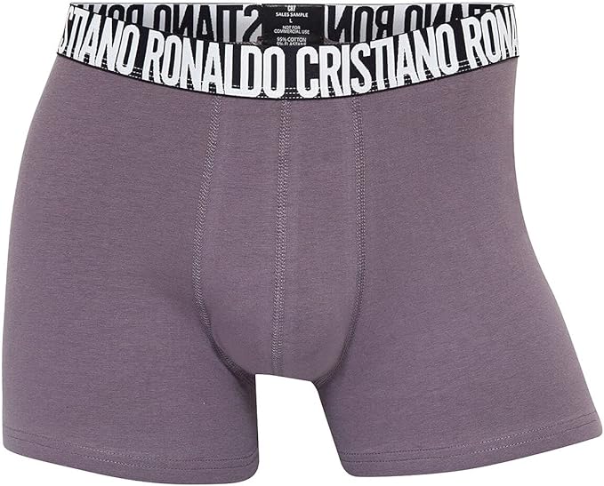 CR7 3-Pack Men's Organic Cotton Trunks – Multicolour
