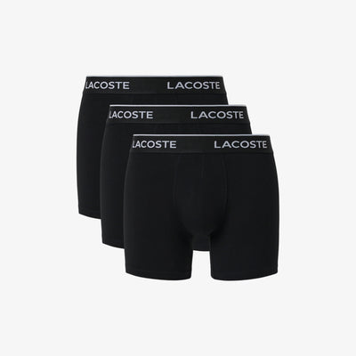 Lacoste Men’s 3 Pack Cotton Stretch Boxer Briefs – Comfortable & Supportive