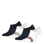 Tommy Hilfiger Men 4 Pack Footie Tin Gift Box Socks (White)