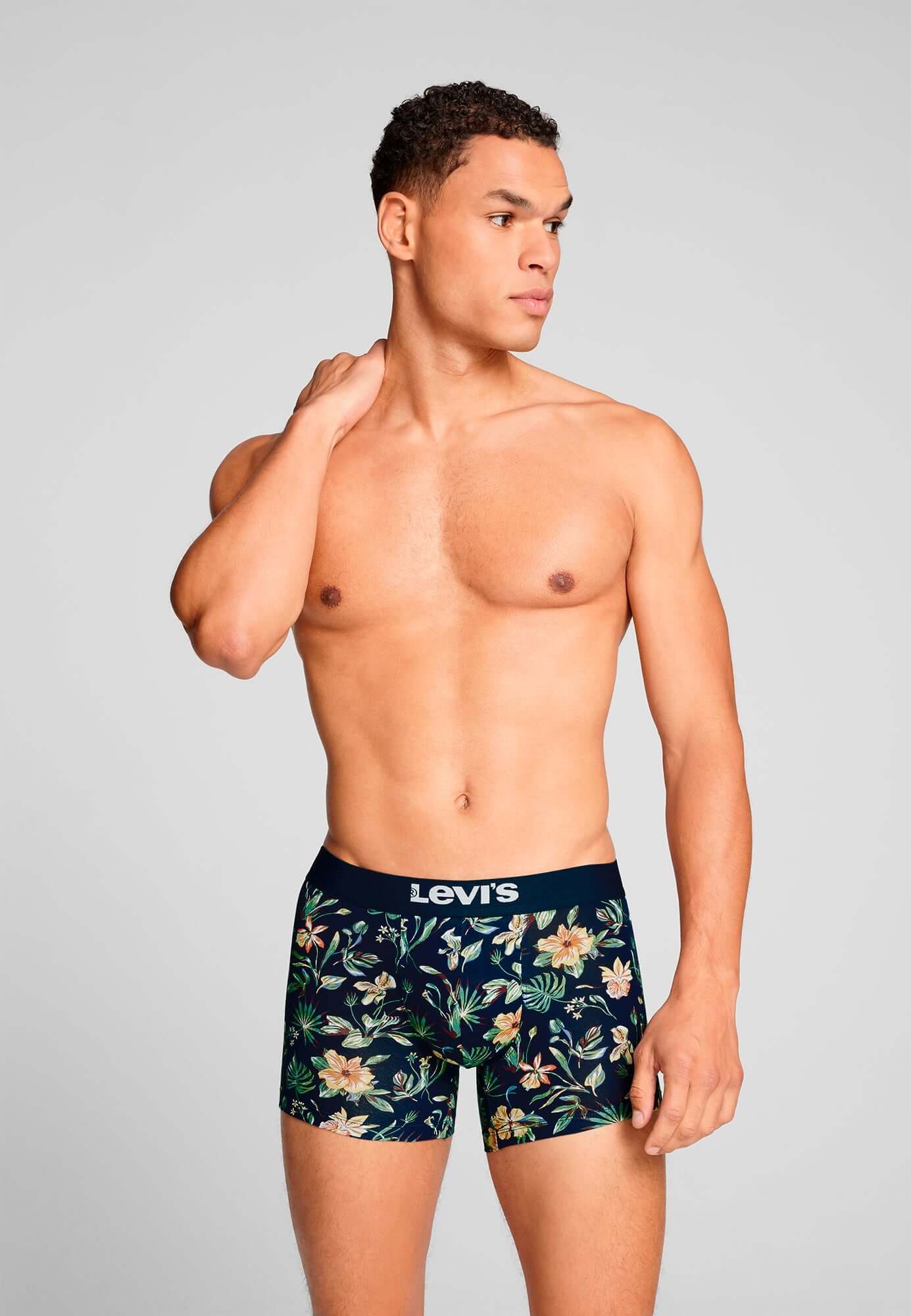 Levi's 2 pack Flower AOP Boxer Briefs - Blue Combo
