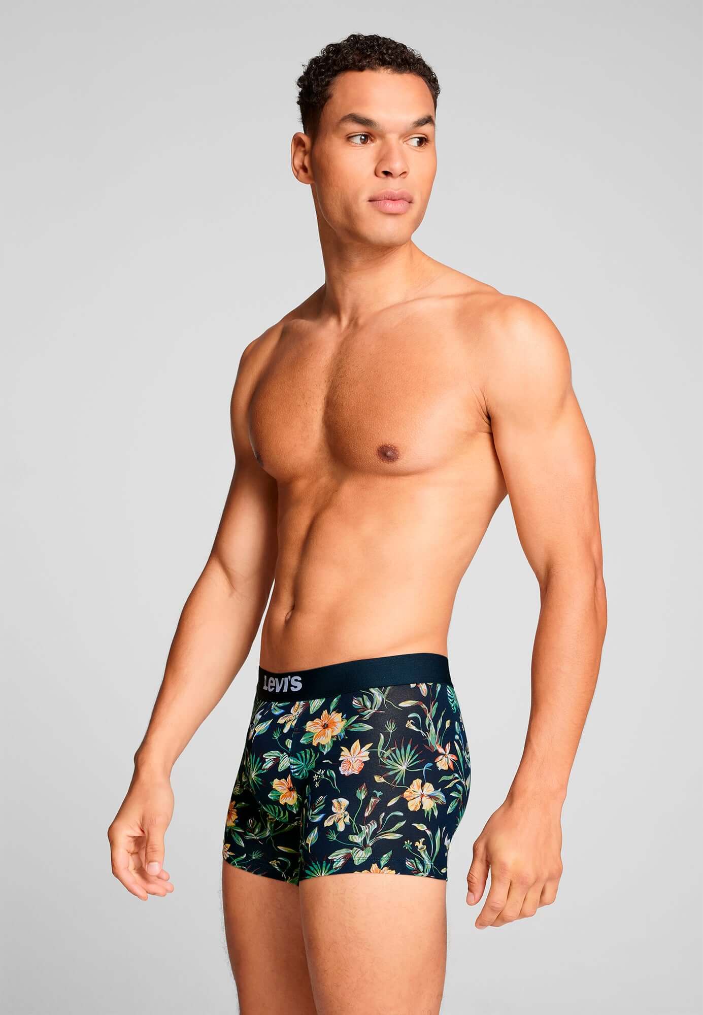 Levi's 2 pack Flower AOP Boxer Briefs - Blue Combo