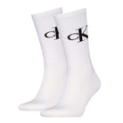 Calvin Klein Men’s 2 Pack Cotton Stretch Crew Socks – Monogram Logo