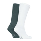 Calvin Klein Men’s 2 Pack Cotton Stretch Crew Socks – Monogram Logo