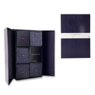Set of Tommy Hilfiger men's socks in a branded box with a close-up of the packaging.