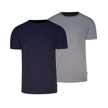 Levi's Premium Crew Neck T-Shirt 2 Pack – Cotton Stretch Men's Essentials