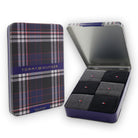 Tommy Hilfiger Men's 6 Pack Birdseye Crew Socks Gift Tin - Dark Grey Melange