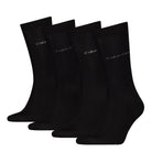 Calvin Klein Men's 4 Pack Classic Crew Socks Gift Box - Black