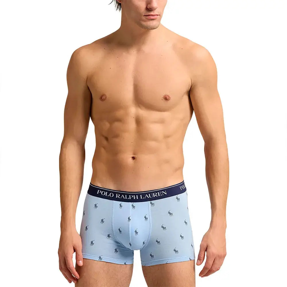 Polo Ralph Lauren 3 pack Boxer Trunks - Navy/Pistachio/Blue
